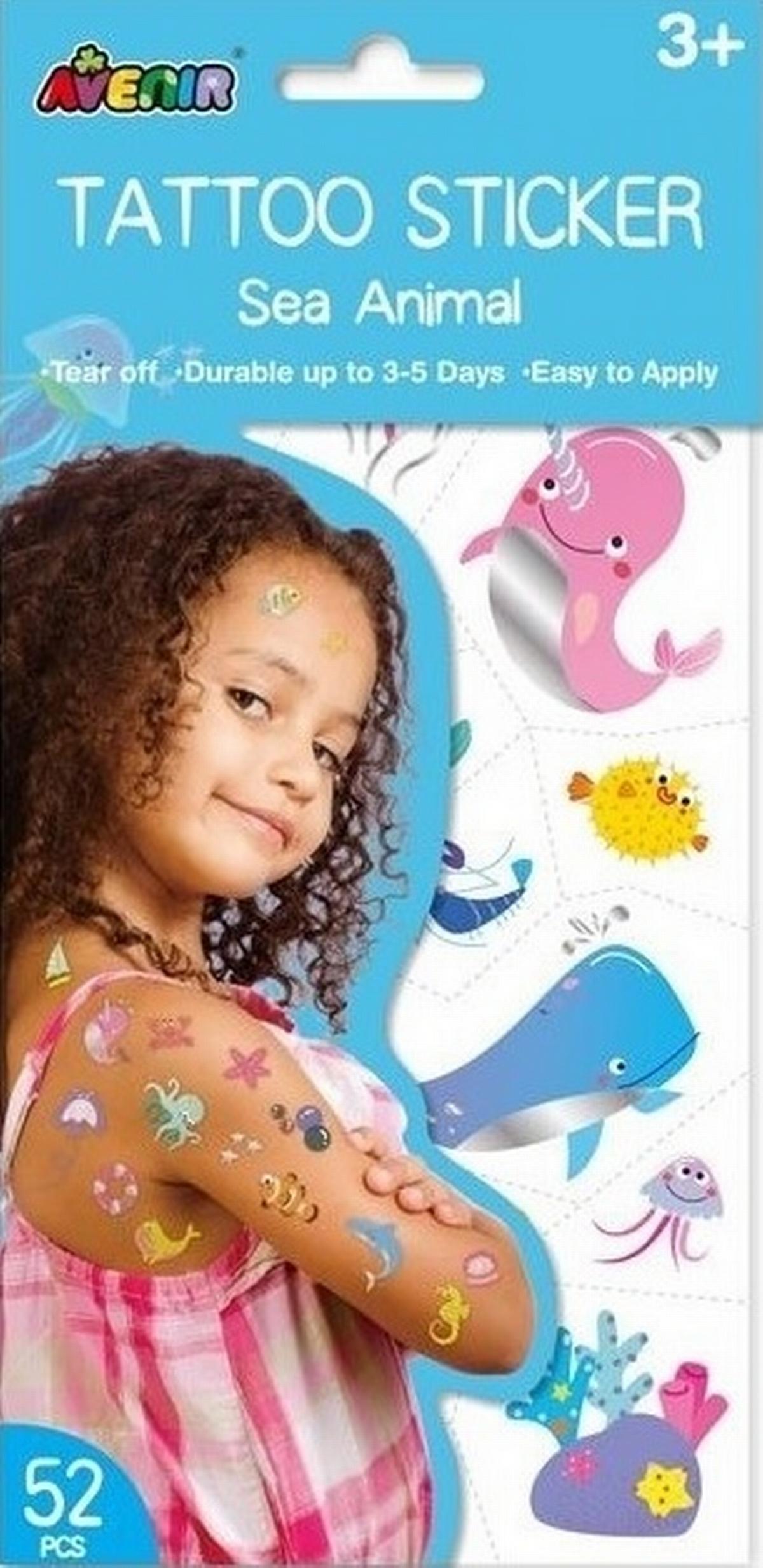 Tattoo Sticker - Sea animal