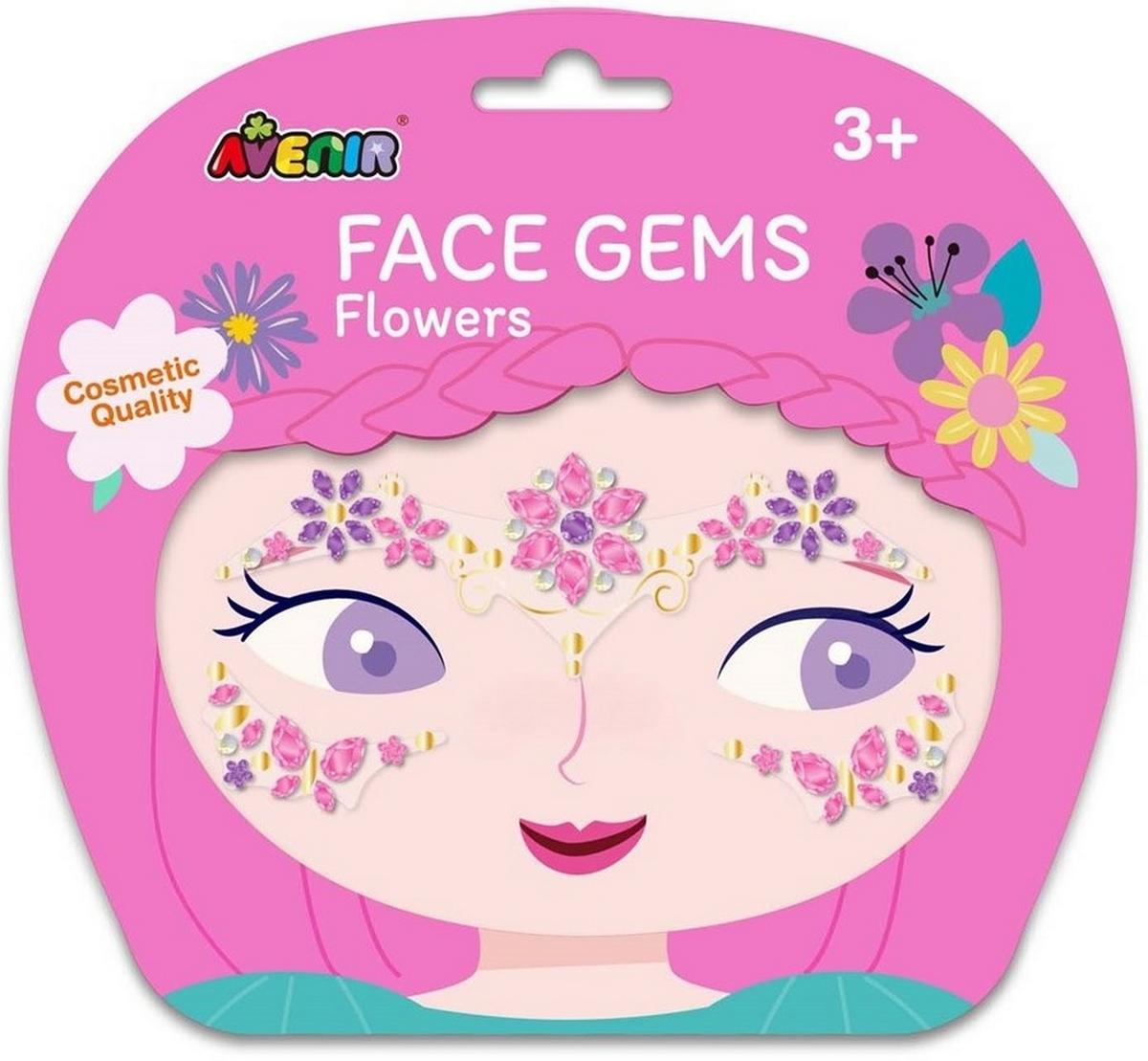 Face gems - Flowers