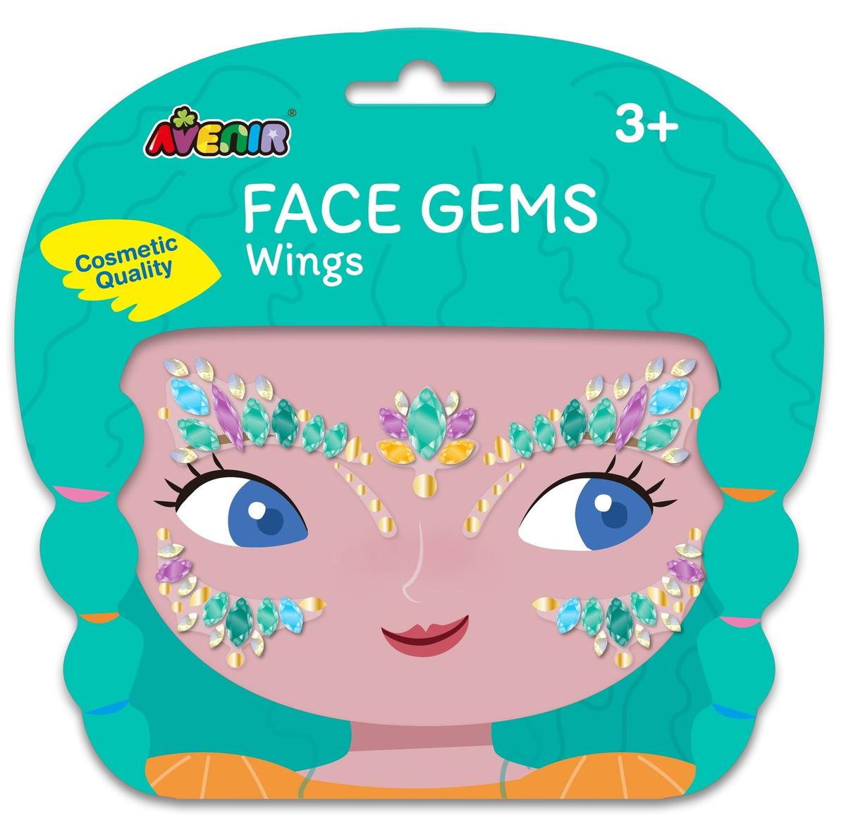 Face gems - Wings