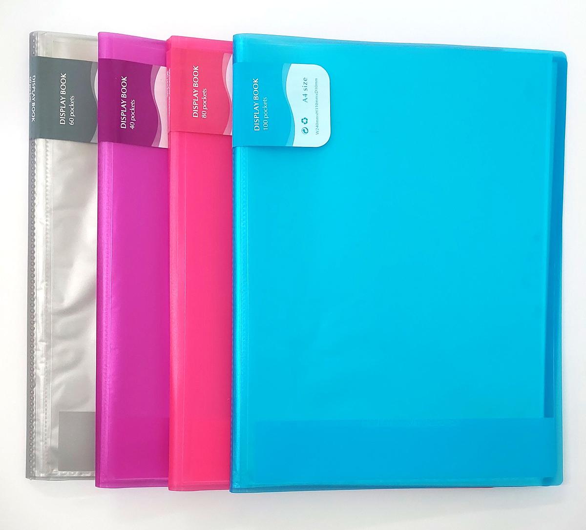 Clear book με 80 διαφανείς θήκες