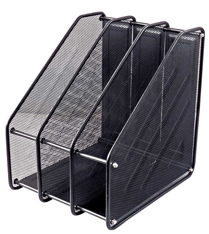 Magazine File Triple Mesh Black