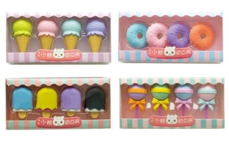 Fancy Eraser Set: Desserts