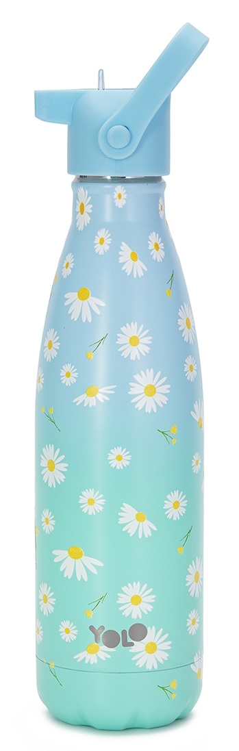 Μεταλλικό Θερμός με στόμιο 500ml Yolo -  Flower
