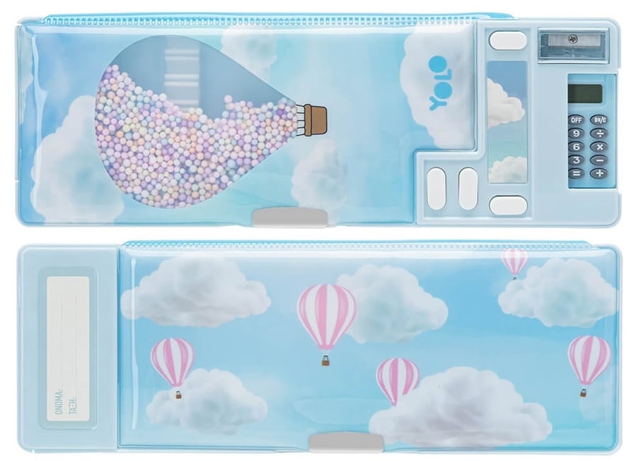 Retro Κασετίνα Yolo - Hot Air Ballon