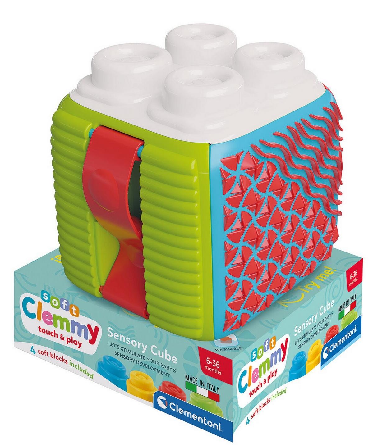 Clemmy Αισθητηριακός Κύβος Δραστηριοτήτων Με 4 Μαλακά Τουβλάκια