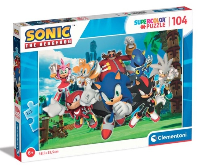 Παζλ 104 τεμαχίων Sonic