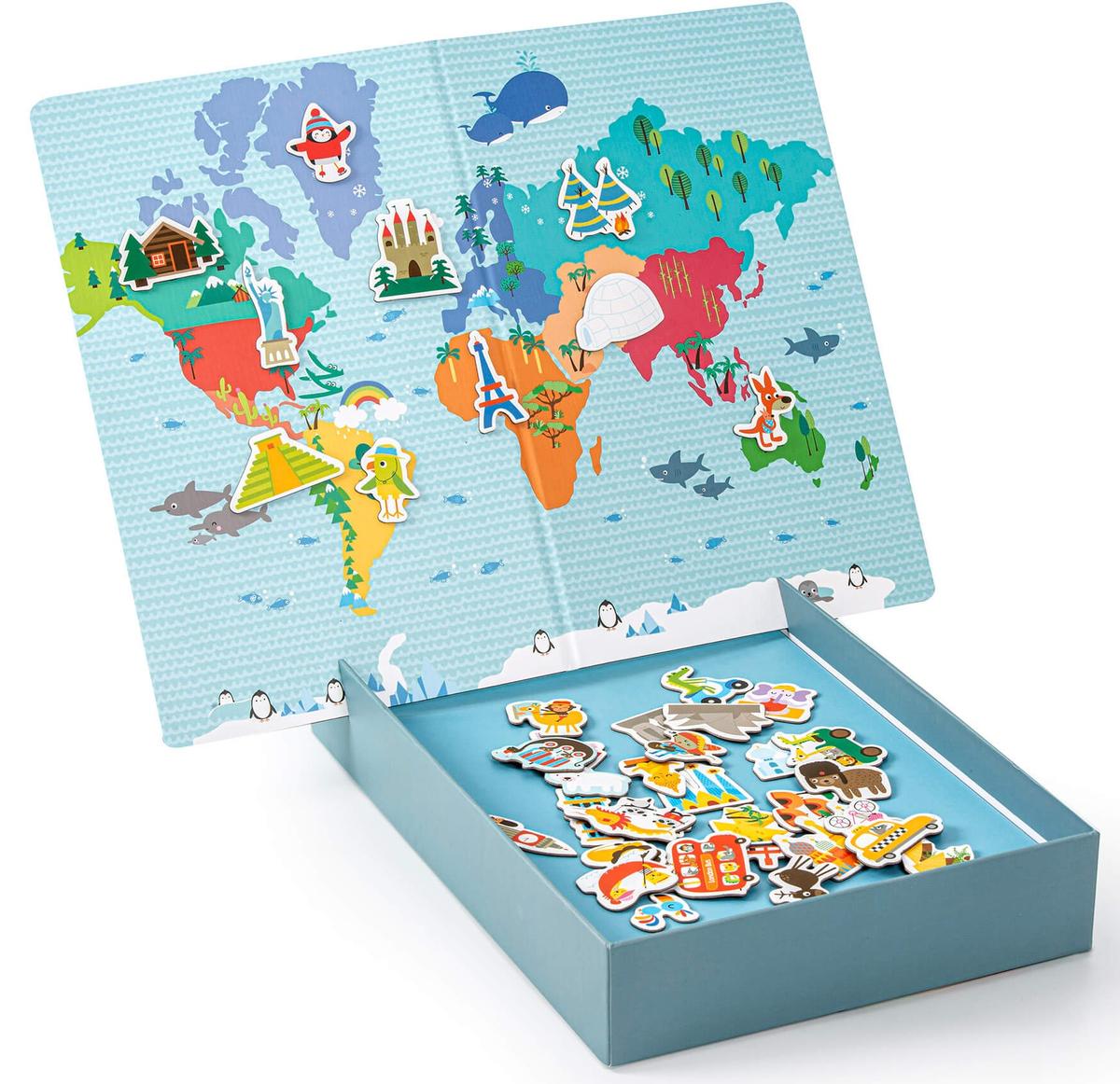 Apli Kids World map magnets
