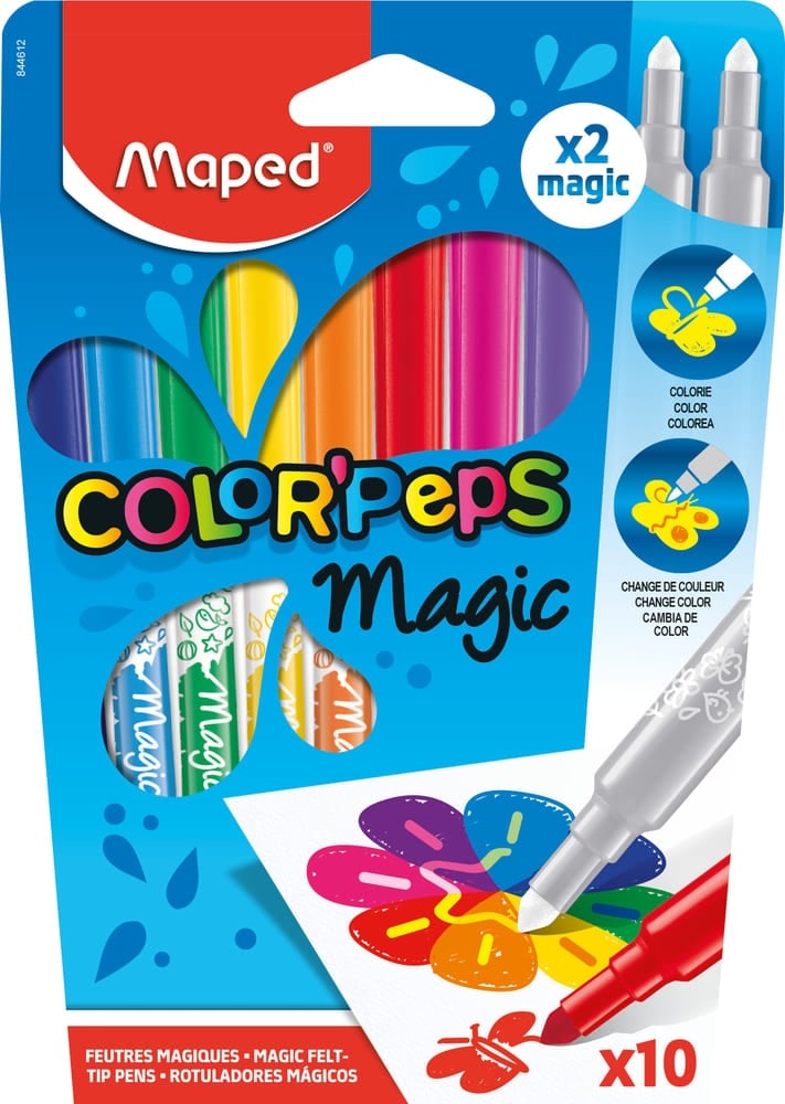 Μαρκαδόροι Colorpeps Magic 10 χρώματα