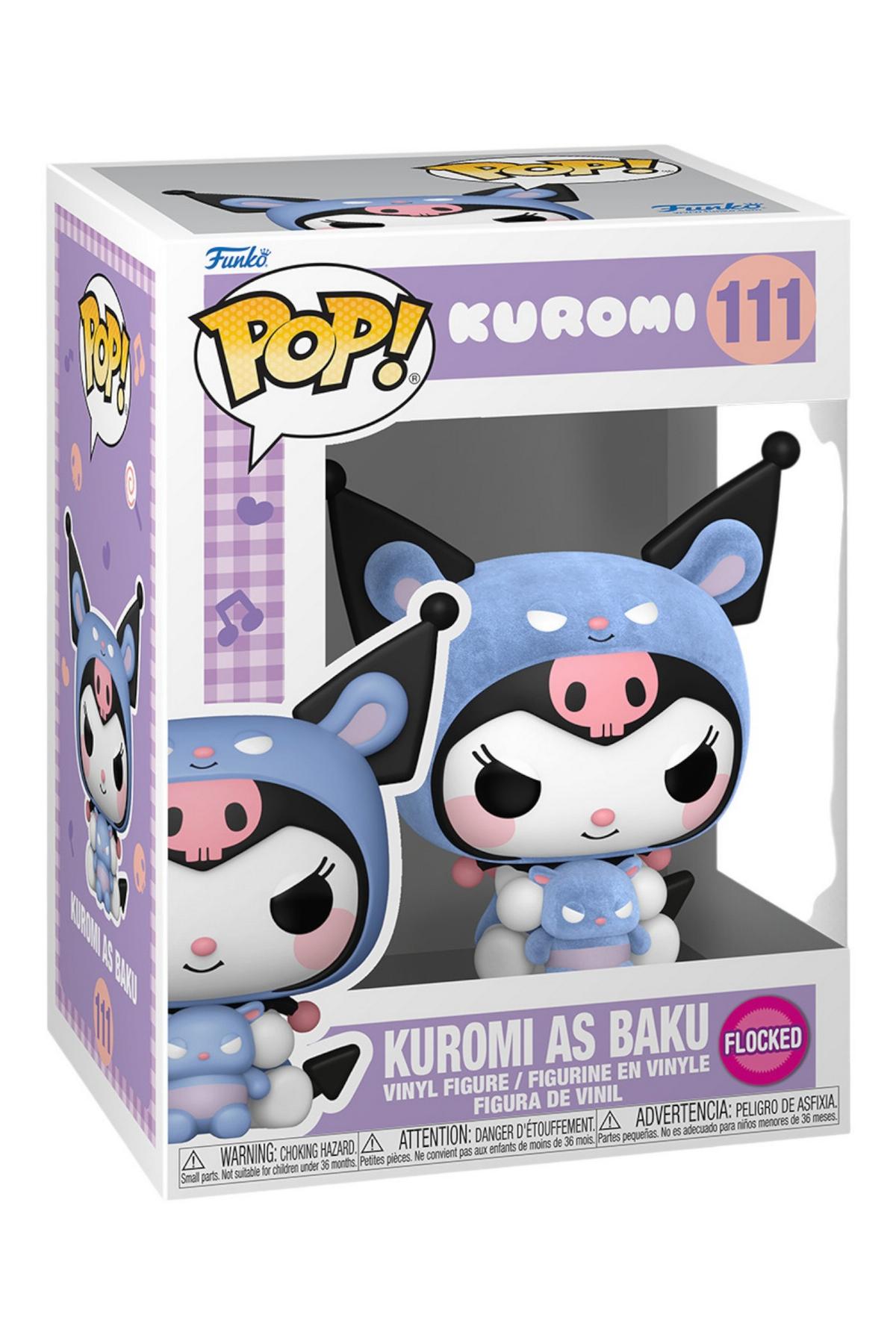 Φιγούρα Funko Pop: Kuromi as Baku (Flocked)