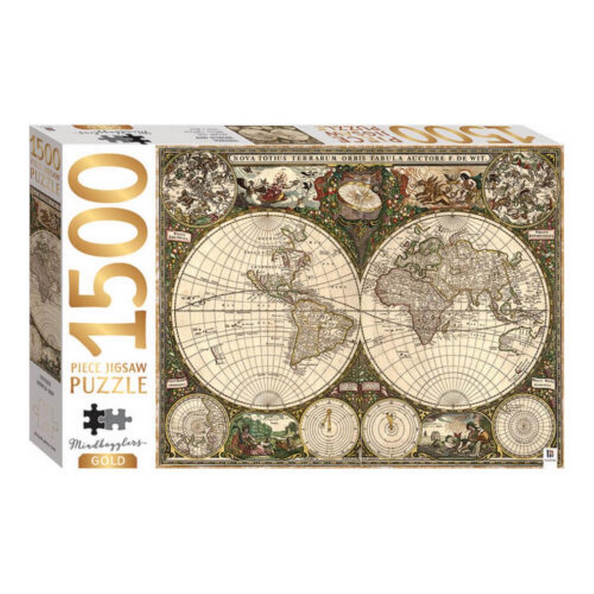 Παζλ 1500 τεμαχίων Vintage World Map