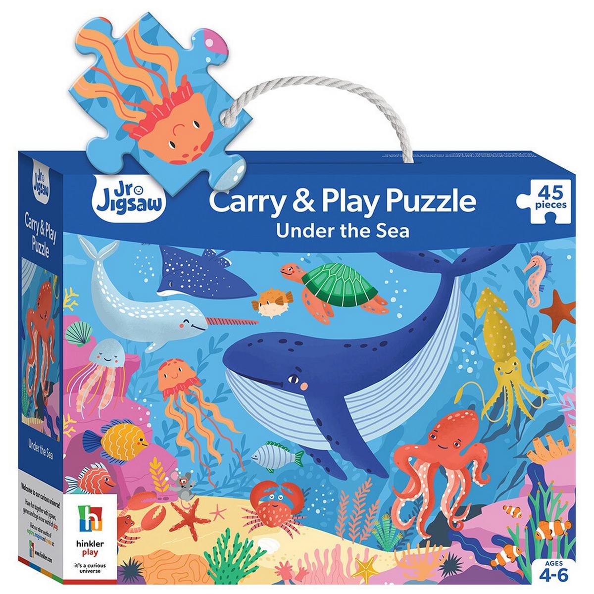 Carry & Play puzzle 45 pcs : Under the Sea