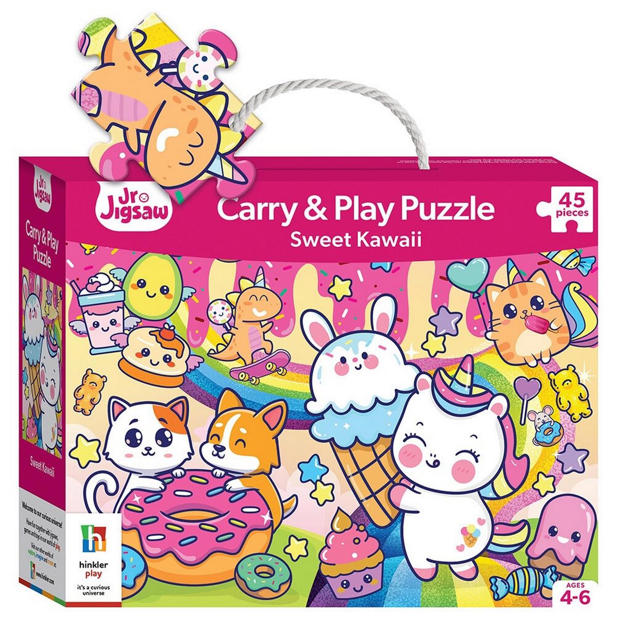 Carry & Play puzzle 45 pcs : Sweet Kawaii