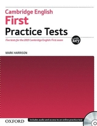 Cambridge English: First Practice Tests With Key and Audio CD Pack