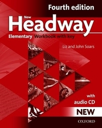 New Headway Elementary Fourth Edition Workbook + Audio CD with Key