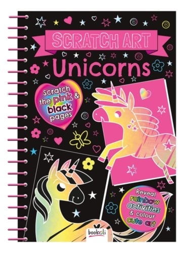 Scratch Art Fun - Black and Colour: Unicorns