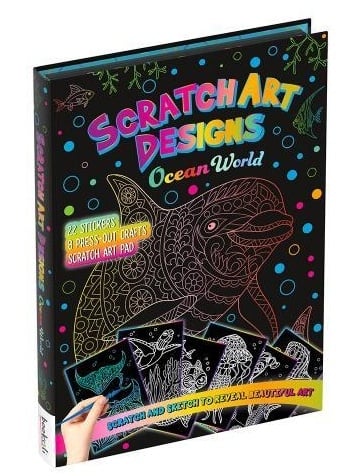 Craft Folders: Ocean Scratch Art