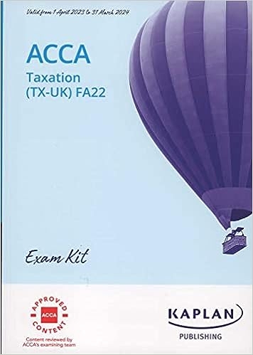 ACCA Taxation - Exam Kit (FA22) - 2023/24