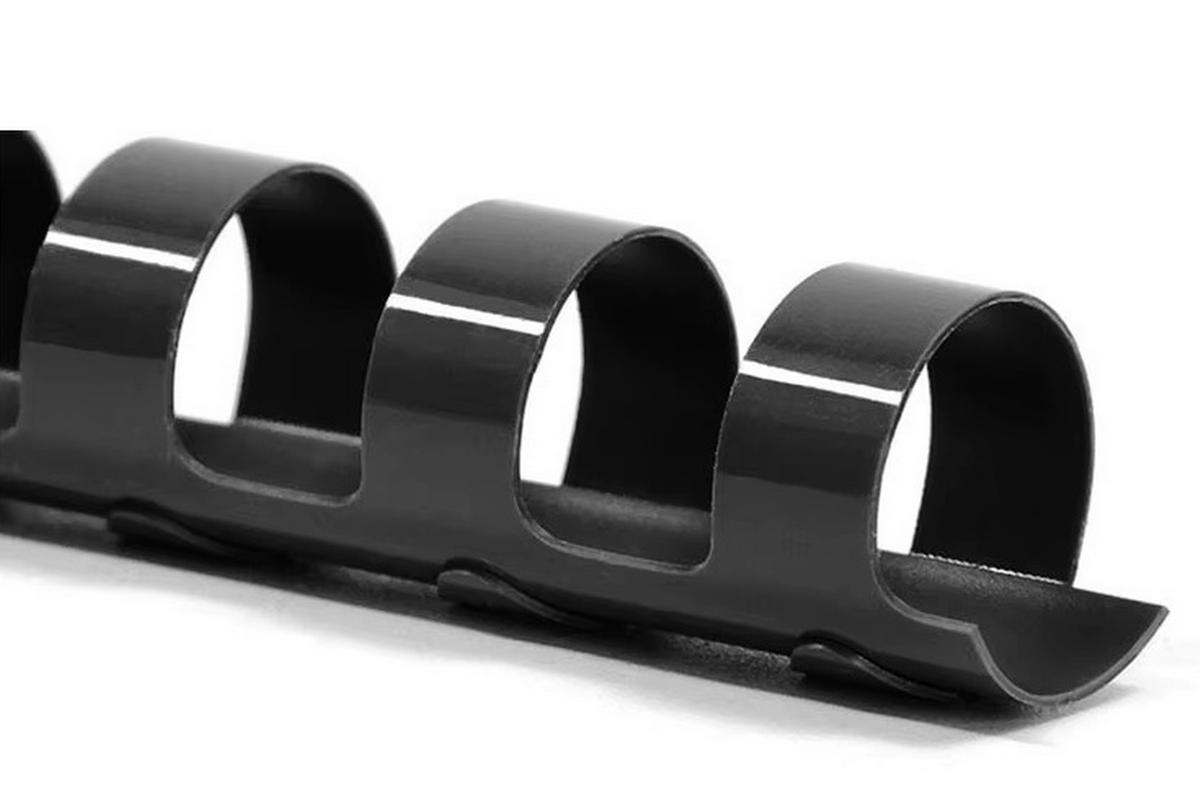 Spiral 6mm Black - 20 sheets - 100 pcs