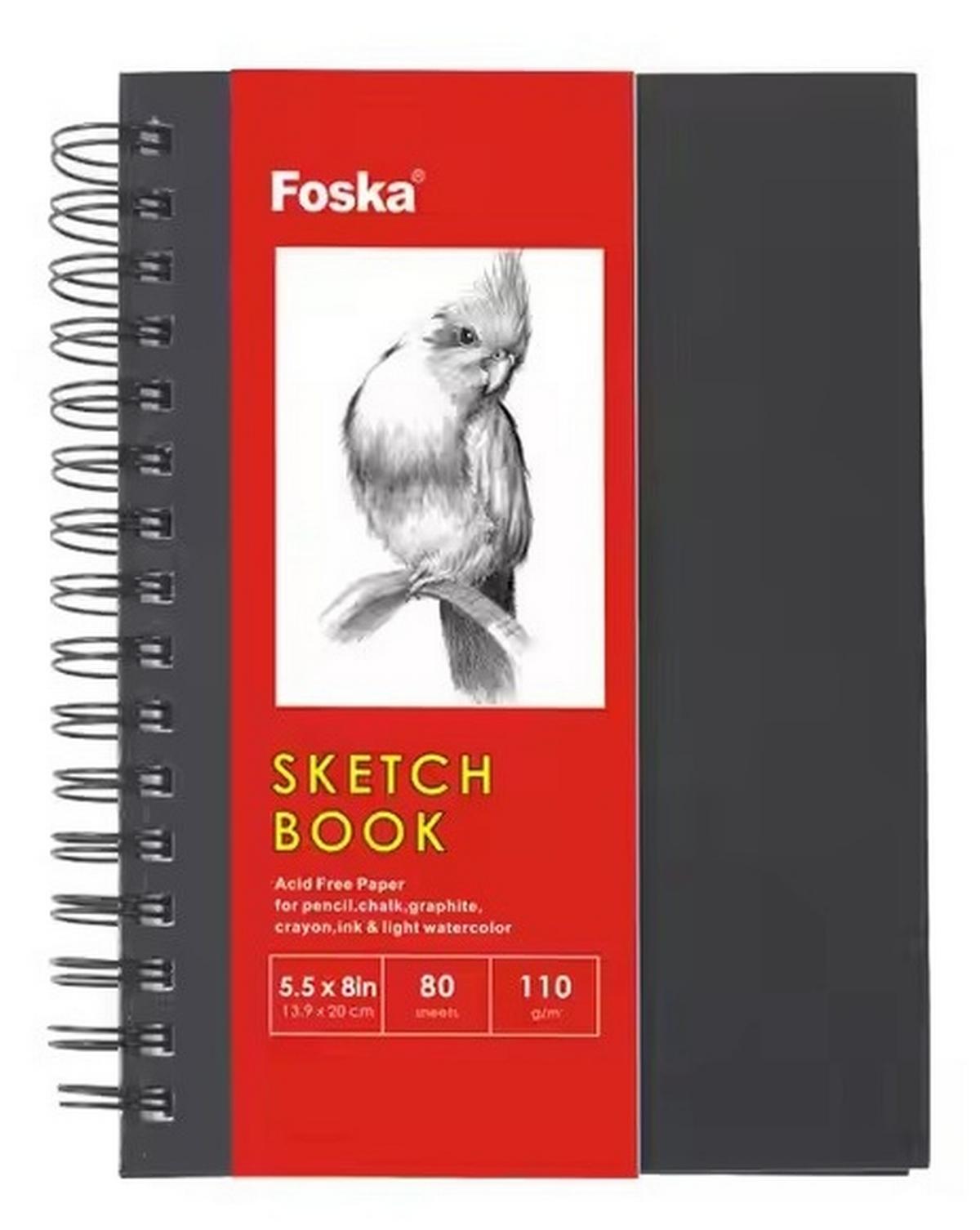 Spiral Hardcover Sketchbook A4 110g