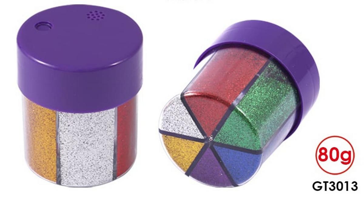 Glitter σκόνη διάφορα χρώματα 80γρ