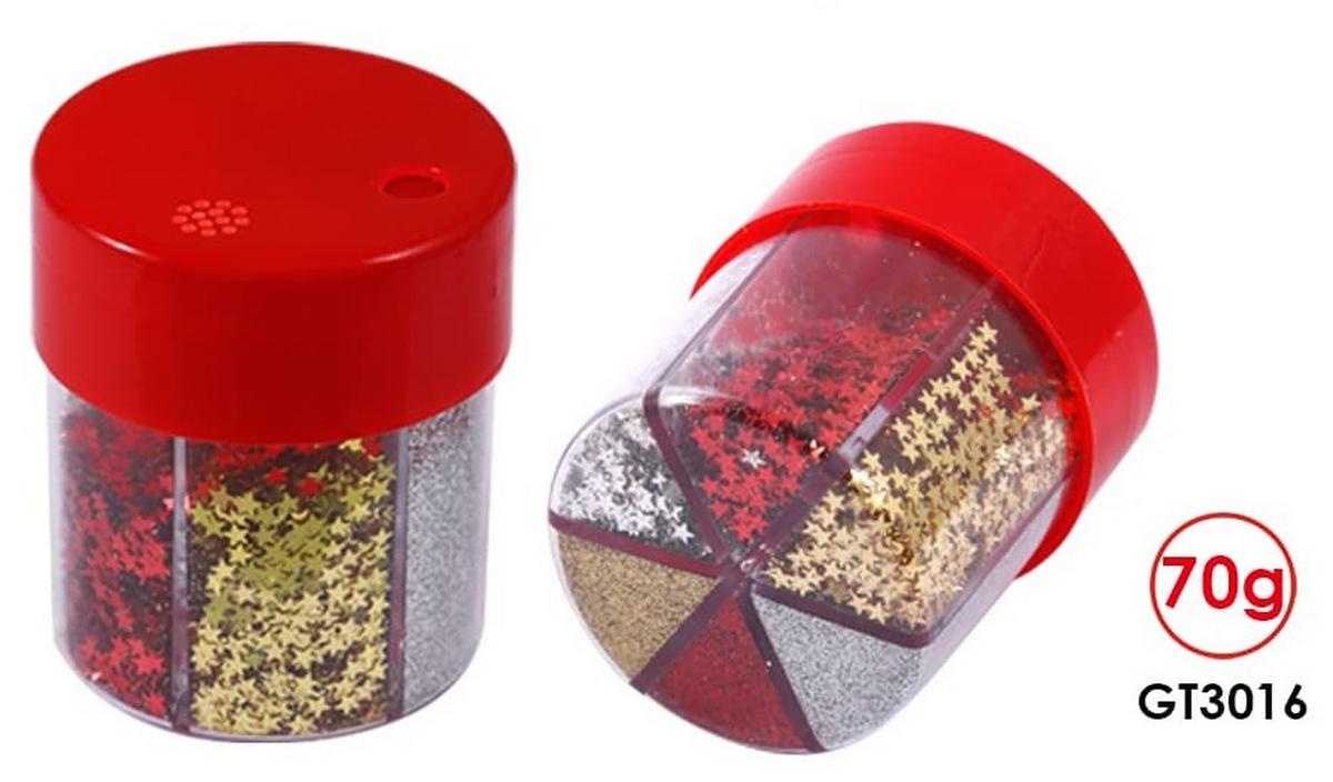Glitter σκόνη Αστέρια 70γρ