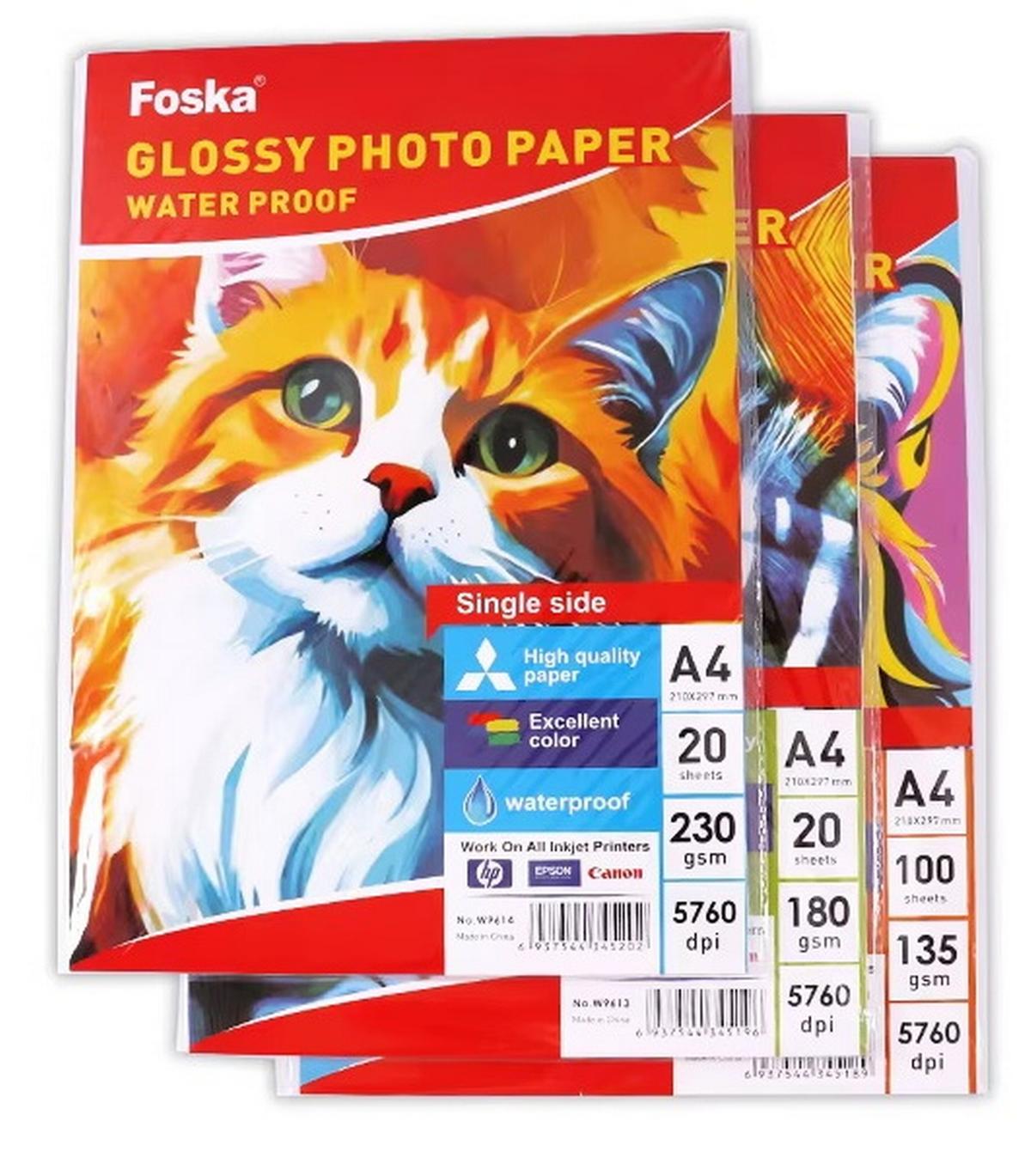 Foska Photo Paper A4 Glossy 230gr